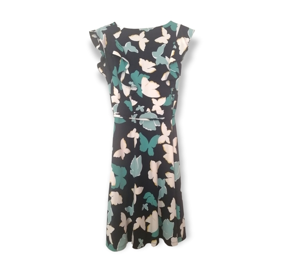 NWOT Ann Taylor Petite Butterfly Dress (4P) 🌴🦋 - Picture 3 of 9